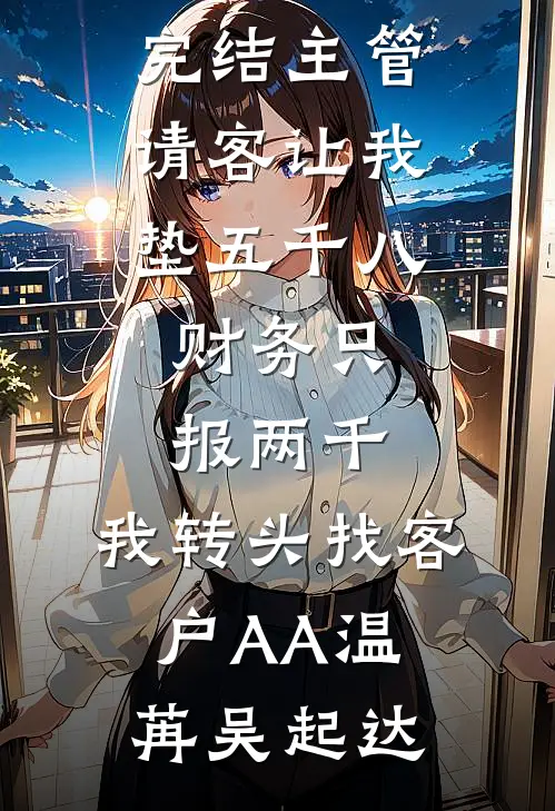 主管请客让我垫五千八，财务只报两千，我转头找客户AA温苒吴起达完结版免费小说_免费小说完结主管请客让我垫五千八，财务只报两千，我转头找客户AA(温苒吴起达)