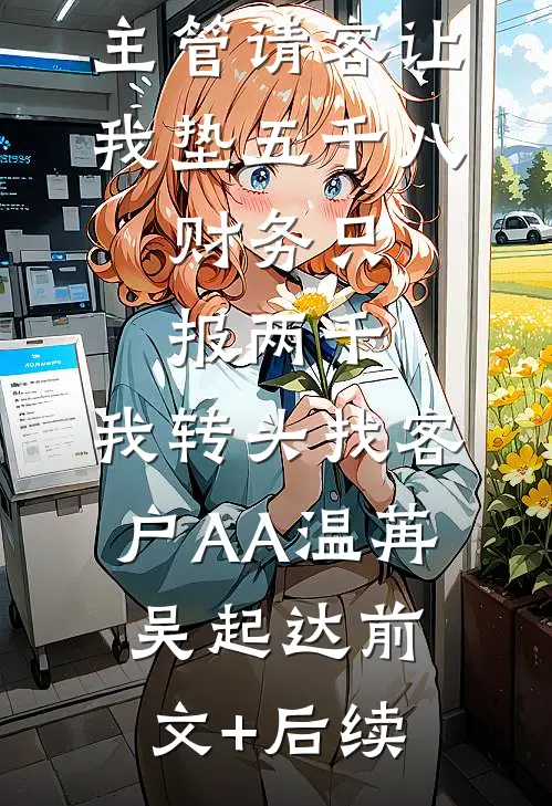 主管请客让我垫五千八，财务只报两千，我转头找客户AA温苒吴起达前文+后续