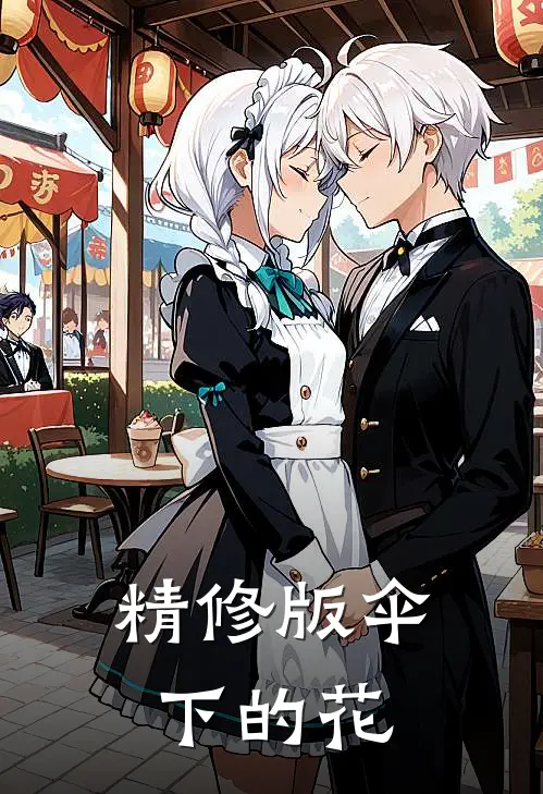 精修版伞下的花