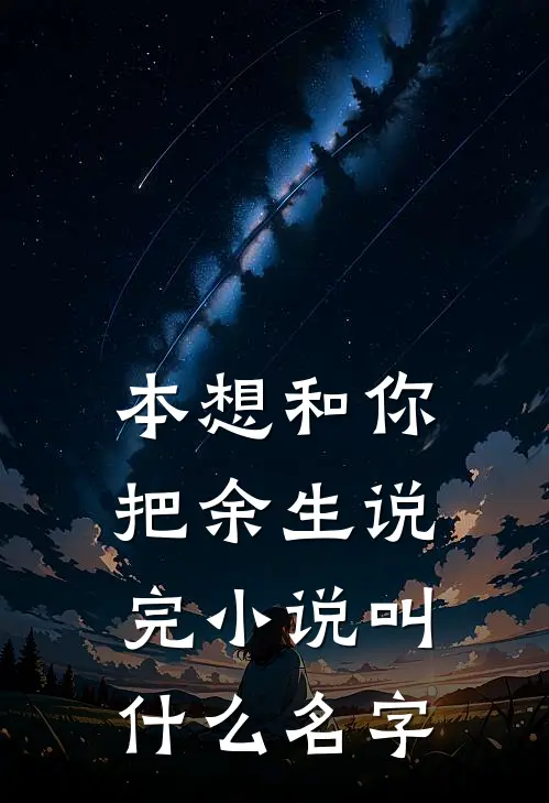 本想和你把余生说完小说叫什么名字