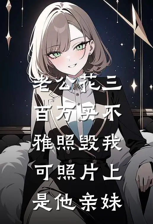 老公花三百万买不雅照毁我，可照片上是他亲妹
