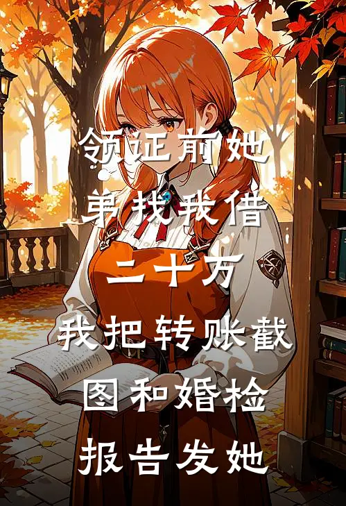 领证前她弟找我借二十万，我把转账截图和婚检报告发她