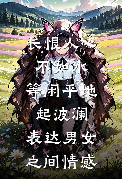 长恨人心不如水,等闲平地起波澜.表达男女之间情感