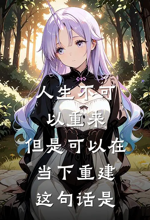 人生不可以重来,但是可以在当下重建这句话是