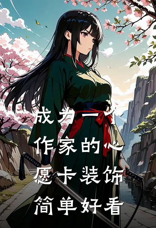 成为一个作家的心愿卡装饰简单好看