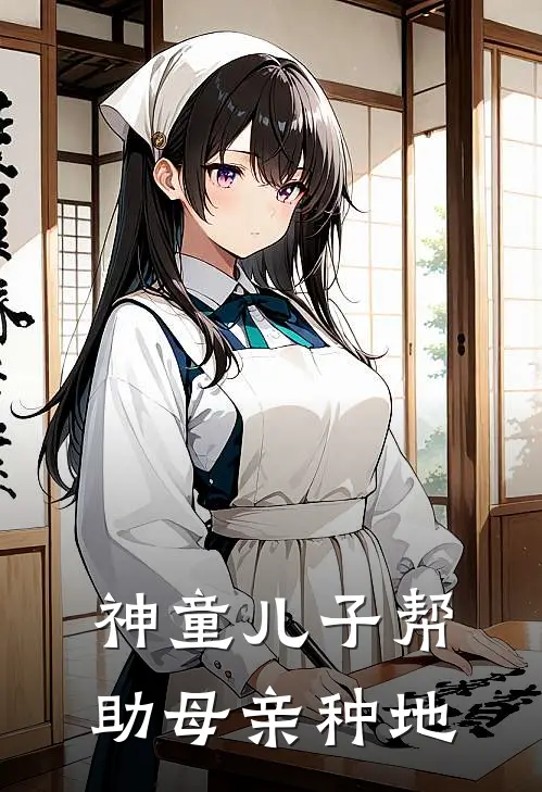 神童儿子帮助母亲种地