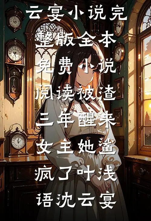 被渣三年醒来，女主她鲨疯了叶浅语沈云宴小说完整版_全本免费小说阅读被渣三年醒来，女主她鲨疯了叶浅语沈云宴
