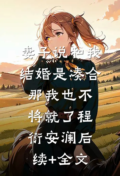 妻子说和我结婚是凑合，那我也不将就了程衍安澜后续+全文