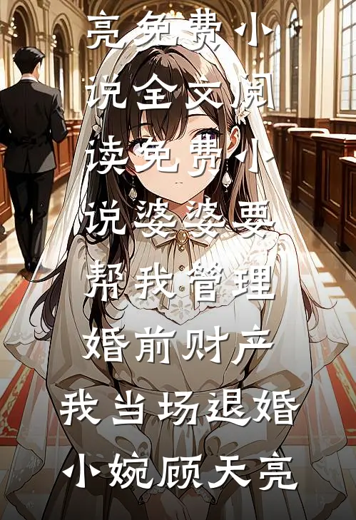 婆婆要帮我管理婚前财产，我当场退婚小婉顾天亮免费小说全文阅读_免费小说婆婆要帮我管理婚前财产，我当场退婚(小婉顾天亮)