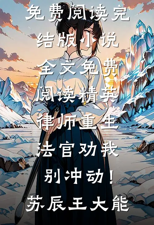 精英律师重生，法官劝我别冲动！苏辰王大能免费阅读_完结版小说全文免费阅读精英律师重生，法官劝我别冲动！(苏辰王大能)